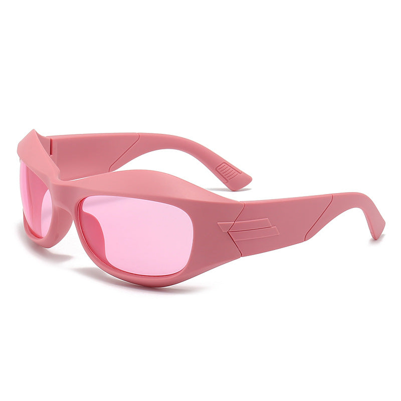 Wholesale Y2K Hip-hop Futuristic PC Sunglasses